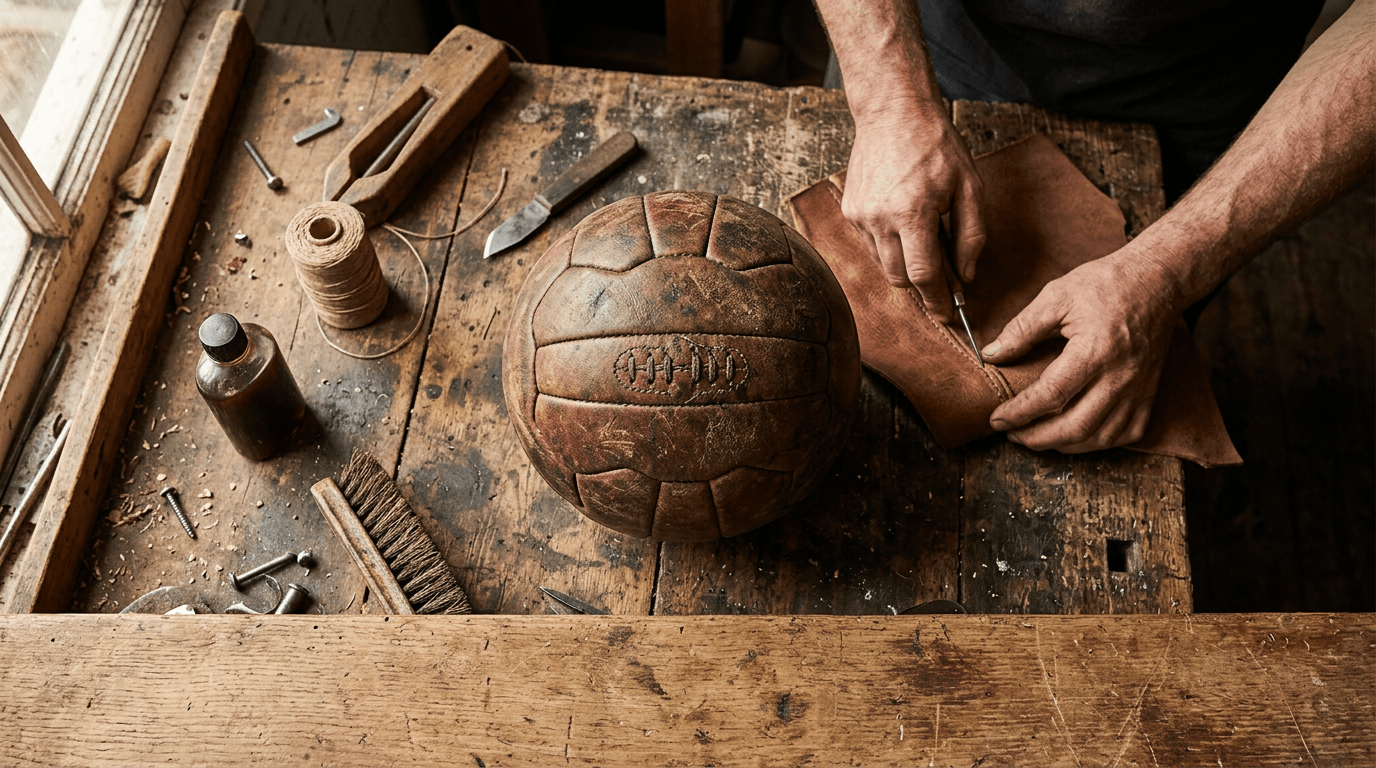 voetbal leer