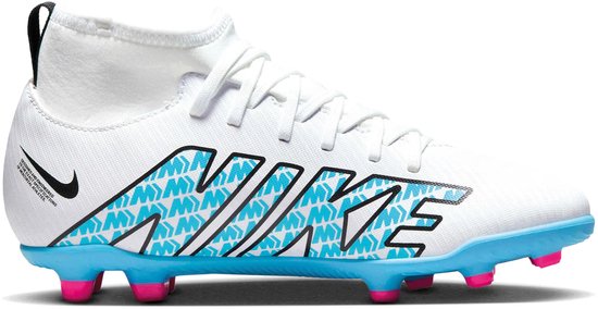 Nike Mercurial Superfly 9 Club FG voetbalschoenen wit/roze Nike Mercurial Superfly 9 Club - Voetbalschoenen - Maat 42 - Wit/Pink Blast/Baltic Blue / Wit Roze - Mercurial Superfly - Voetbal - Unisex Voetbalschoenen