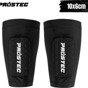 Prostec Ingebouwde Scheenbeschermer Sleeves - Voetbal Scheenbeschermer Sokjes - Maat Junior - Zwart