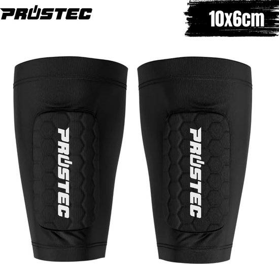 Prostec scheenbeschermer sleeves junior zwart (ingebouwd) Prostec Ingebouwde Scheenbeschermer Sleeves - Voetbal Scheenbeschermer Sokjes - Maat Junior - Zwart