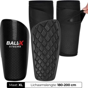BALL Xtreme® Scheenbeschermers Voetbal - Ingebouwde Scheenbeschermer - Scheenbeschermers Voetbal Kind - Mini Scheenbeschermers - Shin Pads - Maat XL 180-200 cm
