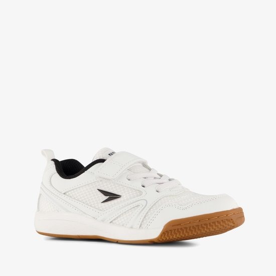 Dutchy Rebound zaalvoetbalschoenen kinderen wit (IC) Dutchy Rebound kinder zaalschoenen IC wit - Gymschoenen - Maat 34 - Uitneembare zool