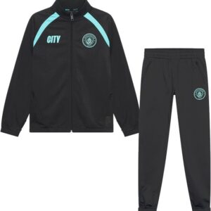Manchester City Trainingspak Heren 2025/2026 - Maat S t/m XXL - Sportkleding - Voetbalkleding - Zwart - Volwassenen - Officiële Man City Fanmerchandise