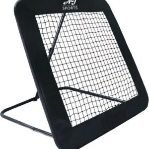 AJ-Sports Voetbal Rebounder 100x100 cm - Tchouck - Rebounder Voetbal - Verstelbaar - Inclusief 4 grondhaken - Bouncer - Voetbaldoel - Voetbal trainingsmateriaal