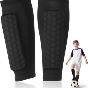 Scheenbeschermers Voetbal - Antislip Technologie - Kind - XS/S/M - Lichtgewicht - Voetbal - Shin Pad Sleeve - voetbal scheenbeschermers