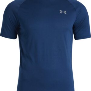 Under Armour UA Tech 2.0 SS Tee-BLU Heren Sportshirt - Academy - Graphite