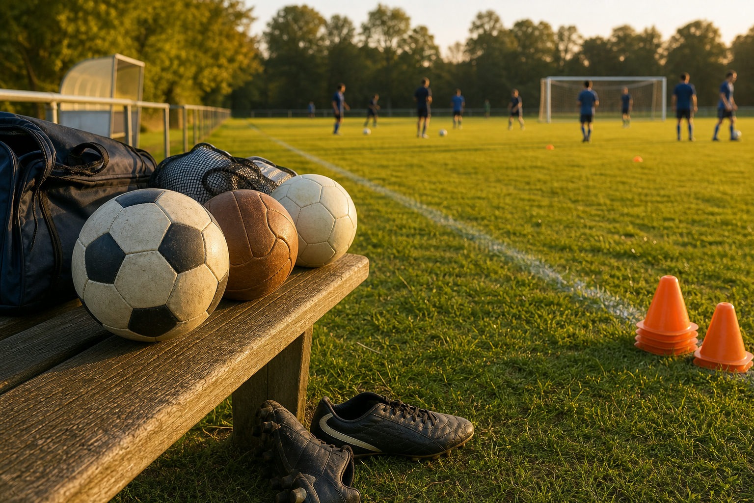 leren voetbal leren voetbal